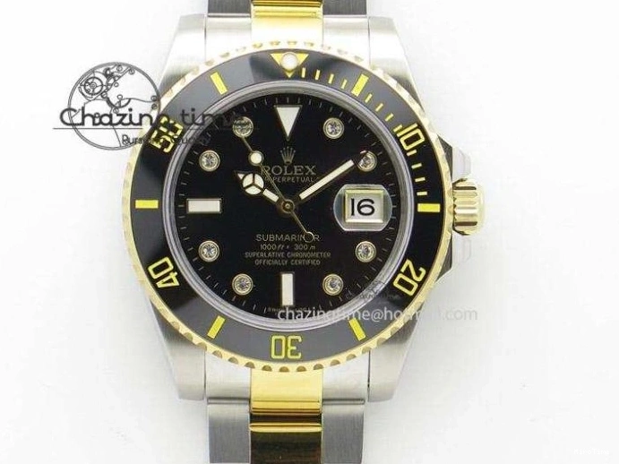 MiroTime 0503 Day Date 40mm SS BP Maker Best Edition Black Dial Diamond Markers On SS Bracelet A Casual 3691
